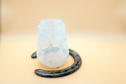Grey and White Thoroughbred Tumblers