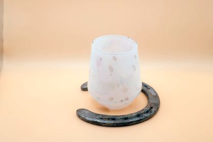 Grey and White Thoroughbred Tumblers