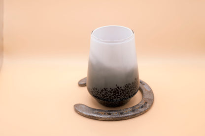 Grey and White Thoroughbred Tumblers